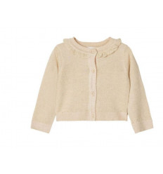 NAME IT KNIT CARDIGAN OATMEAL 62 21
