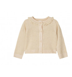 NAME IT KNIT CARDIGAN OATMEAL 68 21