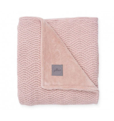 DEKEN 75X100 RIVER KNIT PINK/CORAL 22