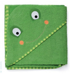 ZOO HOODED TOWEL FROG 4