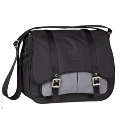 CASUAL COURIER BAG BLACK 4