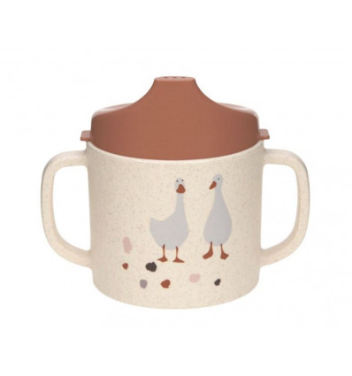 SIPPY CUP PP/CEL TIN FARM SH/GOOS NAT 25