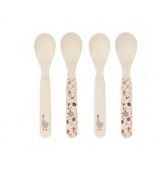 SPOON SET PP/CEL TIN FARM SH/GOOS NAT 25