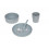 PLATE PP/CEL TINY FARM SH/GOOSE BLUE 25