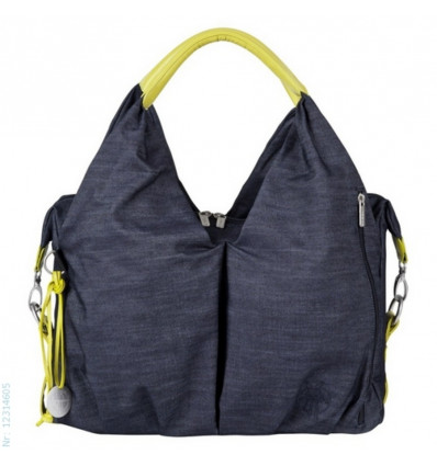 GREENLABEL NECKLINE BAG SOLID BLUE DENIM