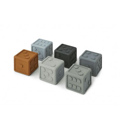GLORIA DICES 6-PACK BLUE MULTI MIX 202