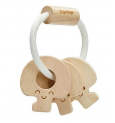 BABY SLEUTELS RAMMELAAR NATUREL 4M+ 21