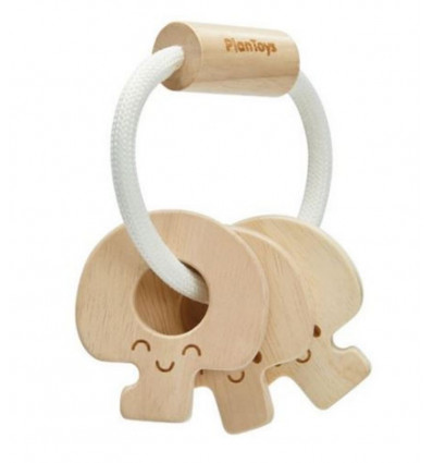 BABY SLEUTELS RAMMELAAR NATUREL 4M+ 21