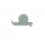 KNIT TOY RATTLE SNAIL GREEN 24