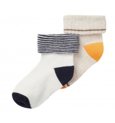 BOY SOCKS 2PCK TREVISO OATMEAL 0-3M 21