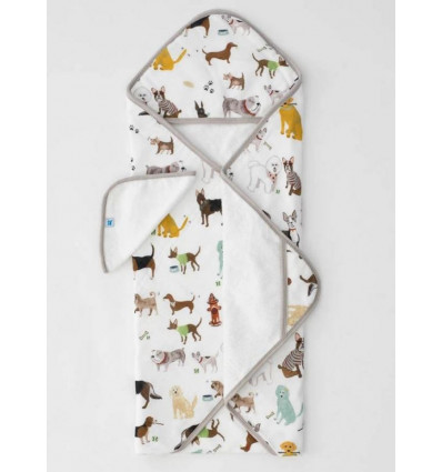 COTTON HOODED TOWEL & WASH CLOTH WOOF 22
