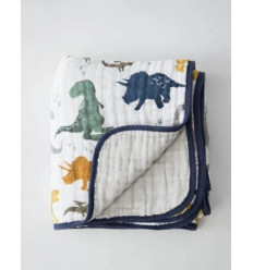 MUSLIN CHANGING PAD COVER DINO FRIEND 22