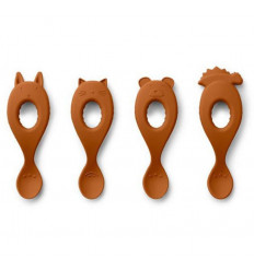 LIVA SILICONE SPOON 4-PACK MUSTARD 202