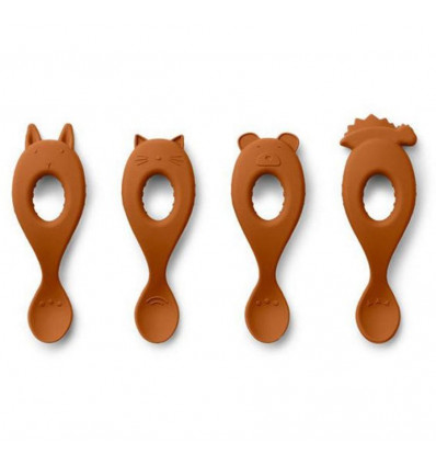 LIVA SILICONE SPOON 4-PACK MUSTARD 202