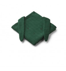 HANNAH MUSLIN RABBIT 2P RABBIT GREEN 21