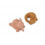 VIKKY BATH TOYS 2P SAFARI DARK ROSE 21