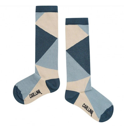 KNEE SOCKS COLOR BLOCK 1-2Y 21