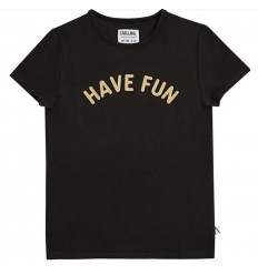HAVE FUN T-SHIRT PRINT BLACK 110/116 21