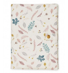 PROTEGE CARNET DE SANTE LEAVES ROSE 21
