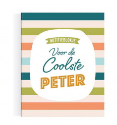NOTITIEBLOKJE - VOOR DE COOLSTE PETER 21