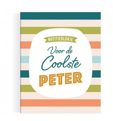 NOTITIEBLOKJE - VOOR DE COOLSTE PETER 21