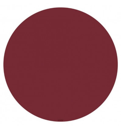 ROUND SPLASH MAT MARSALA RED 23