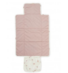 CHANGING MAT QUILTED WINDFLOWR CREAM 21