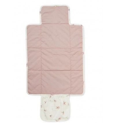 CHANGING MAT QUILTED WINDFLOWR CREAM 21