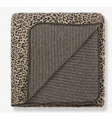 LAIA BLANKET BLACK/BEIGE U