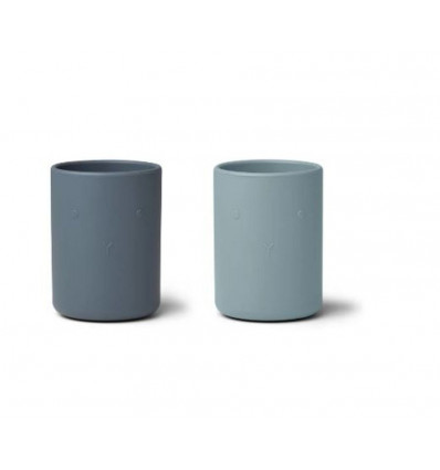 ETHAN CUP - 2 PACK BLUE MIX 1SIZE 202