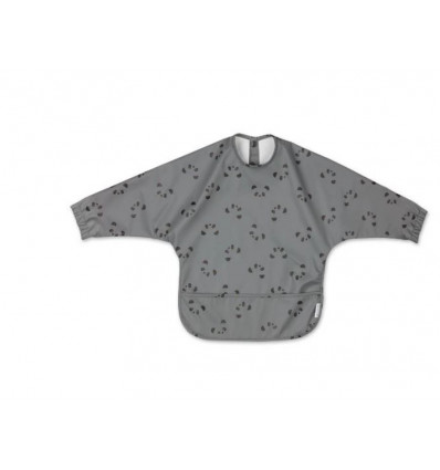 MERLE CAPE BIB PANDA STONE GREY 4PC 202