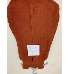 MUSLIN SLEEPING BAG 70CM BLISS RUST 25