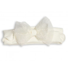 G HAIRBAND LUCY BOW ECRU 36 21