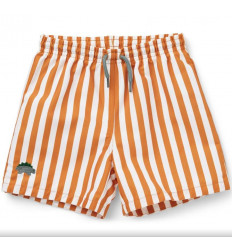 BOARD SHORTS STRIPE MUST/WHITE 2-3Y 21