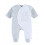 PYAMA WIT STREPEN FLUWEEL 1M 21