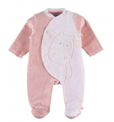 PYAMA ROSE STREPEN FLUWEEL 0M 21