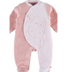 PYAMA ROSE STREPEN FLUWEEL 6M 21