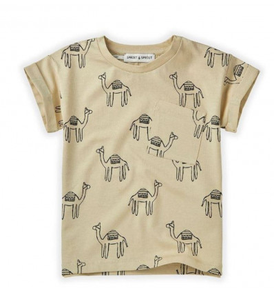 T-SHIRT PRINT CAMEL SESAM SESAM 6Y 21
