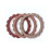 TEETHER BRACELET 3P BLUSH/ROSE/SAND 24