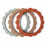 TEETH BRACELET 3P BLU/CLEMENTI/NAT 24