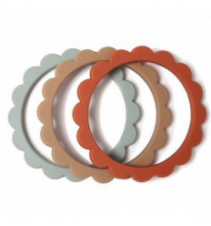 TEETH BRACELET 3P BLU/CLEMENTI/NAT 24