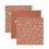 MONDDOEKJES WILDFLOWER RUST/PURE RUS 21