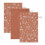 WASHAND WILD FLOWER RUST (SET VAN 3) 21