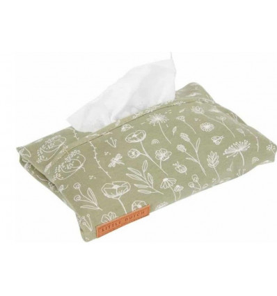 BABYDOEKJES HOES WILD FLOWER OLIVE 21