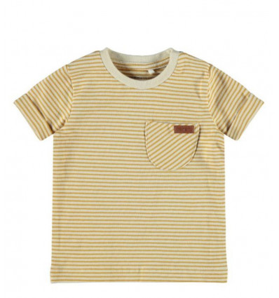 NAME IT T-SHIRT SPRUCE YELLOW 74 21
