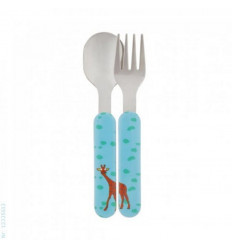 CUTLERY STAINLESS STEEL WILDLIFE GIRAFFE