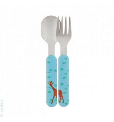 CUTLERY STAINLESS STEEL WILDLIFE GIRAFFE