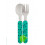 NAVY / GREEN 6 CUTLERY STAINLE