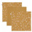 MONDDOEKJES W.FLOWER OCHRE/PURE OCHR 21