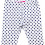 POLICHINELLE LEGGING BLANC FLEURS 24M 21